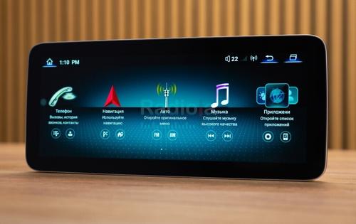 Магнитола для Mercedes-Benz GLK 2008-2012 NTG 4.0 - RDL-7710-GLK монитор 12.3" на Android 13, Быстрая, CarPlay, 4G SIM-слот