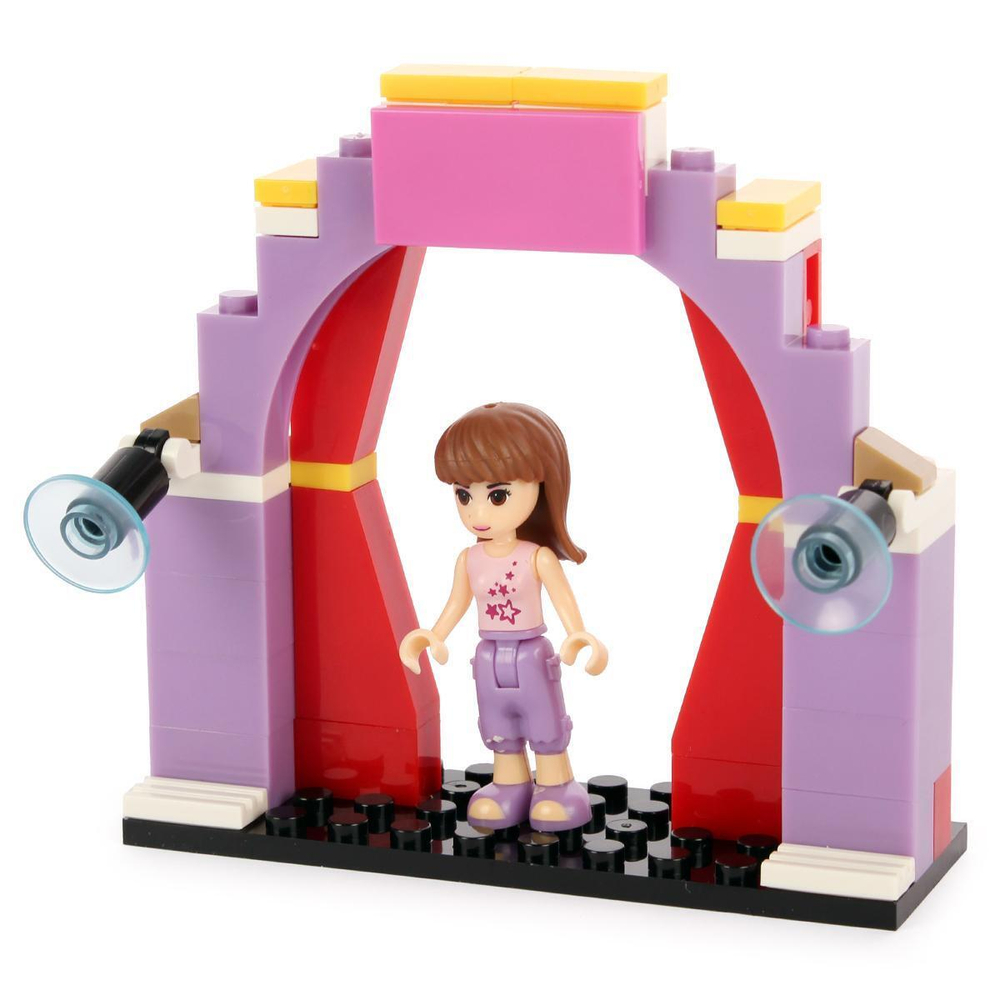 Конструктор блочный Аусини Город Мир чудес 107 эл. коробка