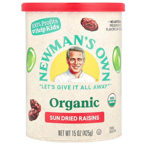 Newman's Own Organics, изюм, сушеный на солнце, 425 г (15 унций)