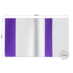 Обложка 227*450 мм, для дневников в твёрдом переплете и учебников, универсальная с цветным клапаном, Alingar, ПВХ, 90 мкм