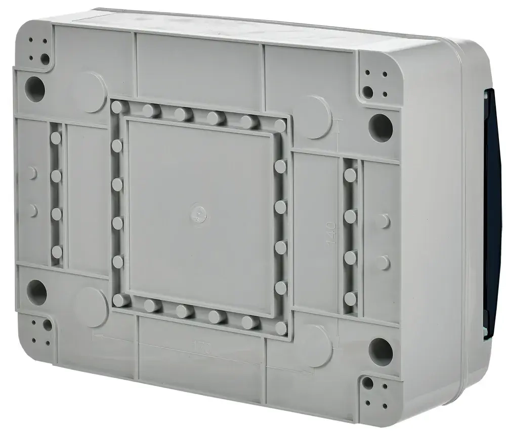 Корпус пластиковый КМПн-12 IP65 черная прозрачная дверь TEKFOR IEK