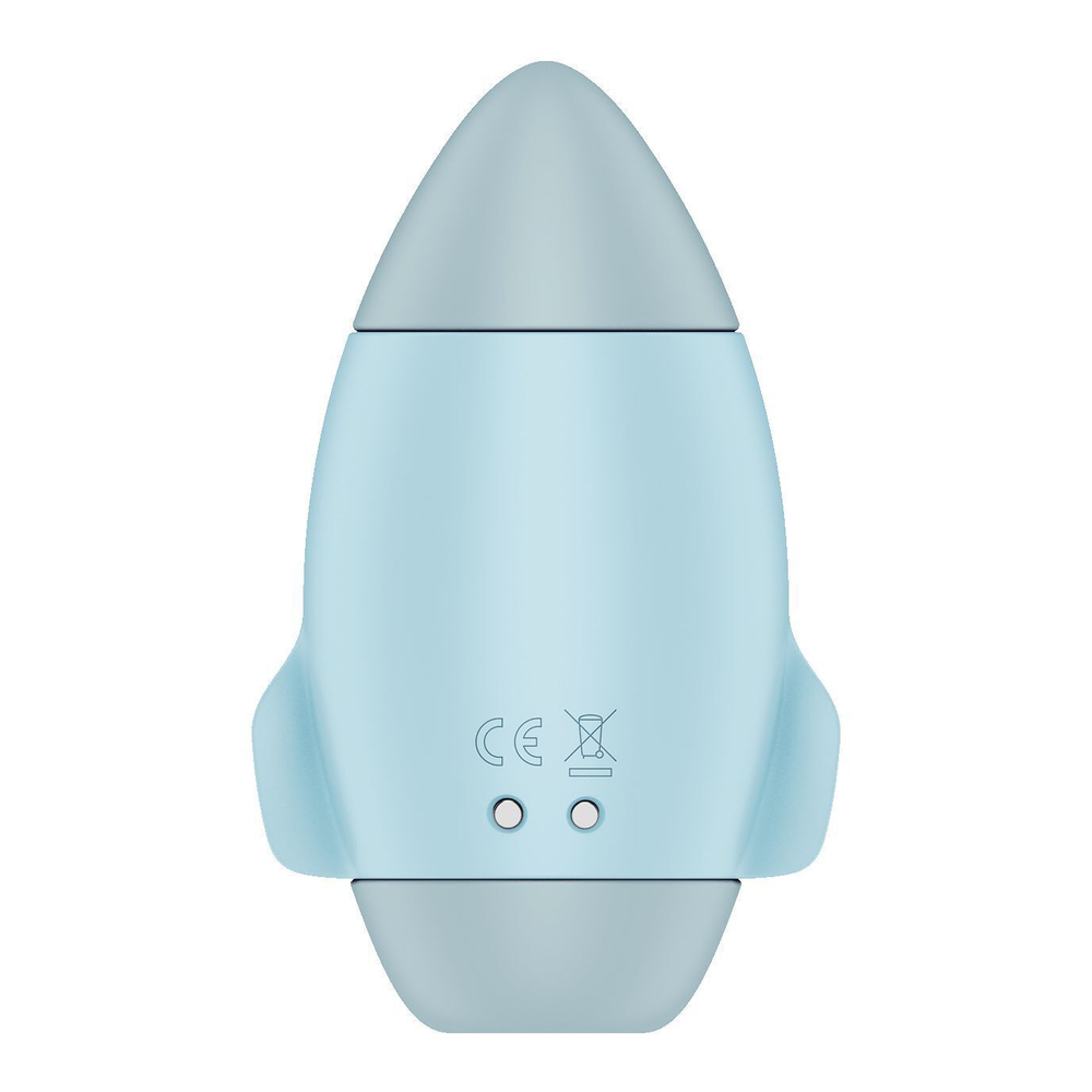 Голубой вакуумный стимулятор клитора Mission Control (Цвет: голубой)