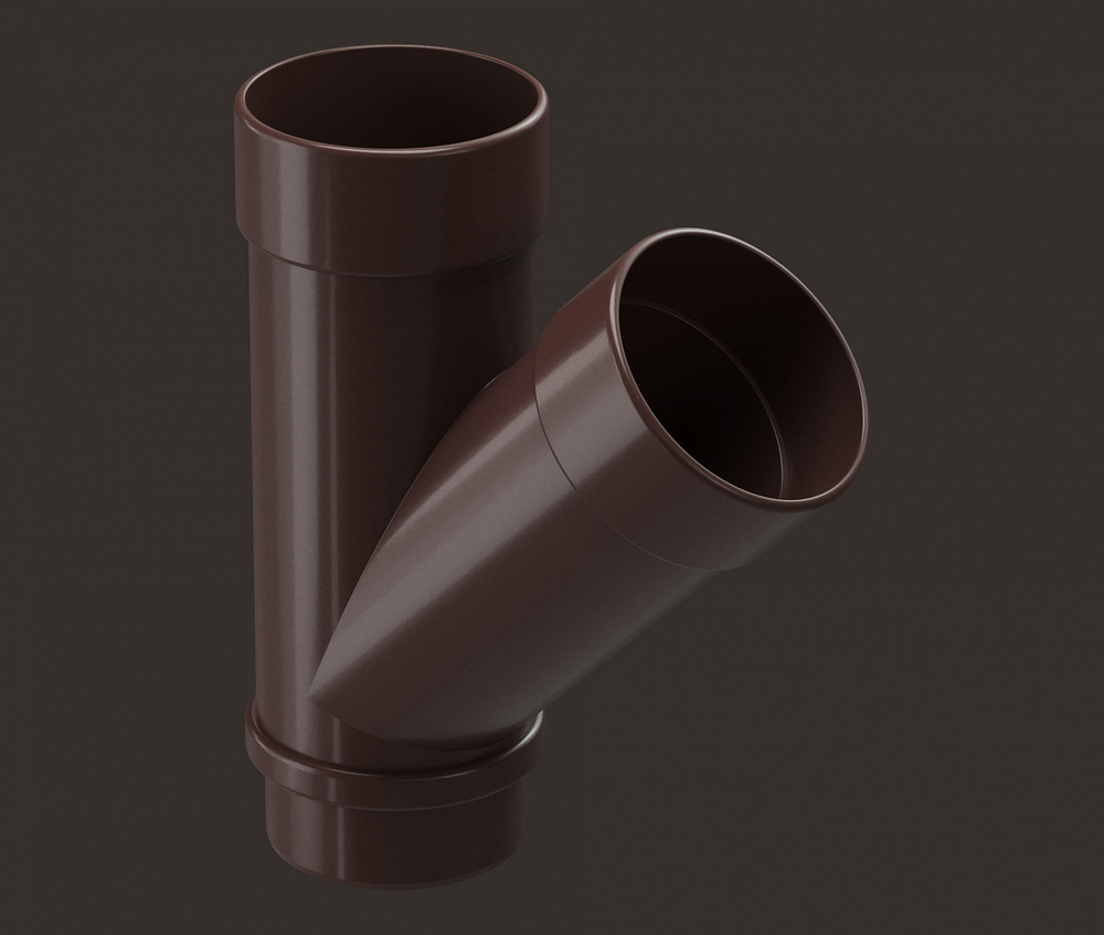 Docke LUX Тройник 45° (Шоколад)