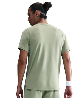 Мужская теннисная футболка Nike Court Advantage Dri-Fit - oil green