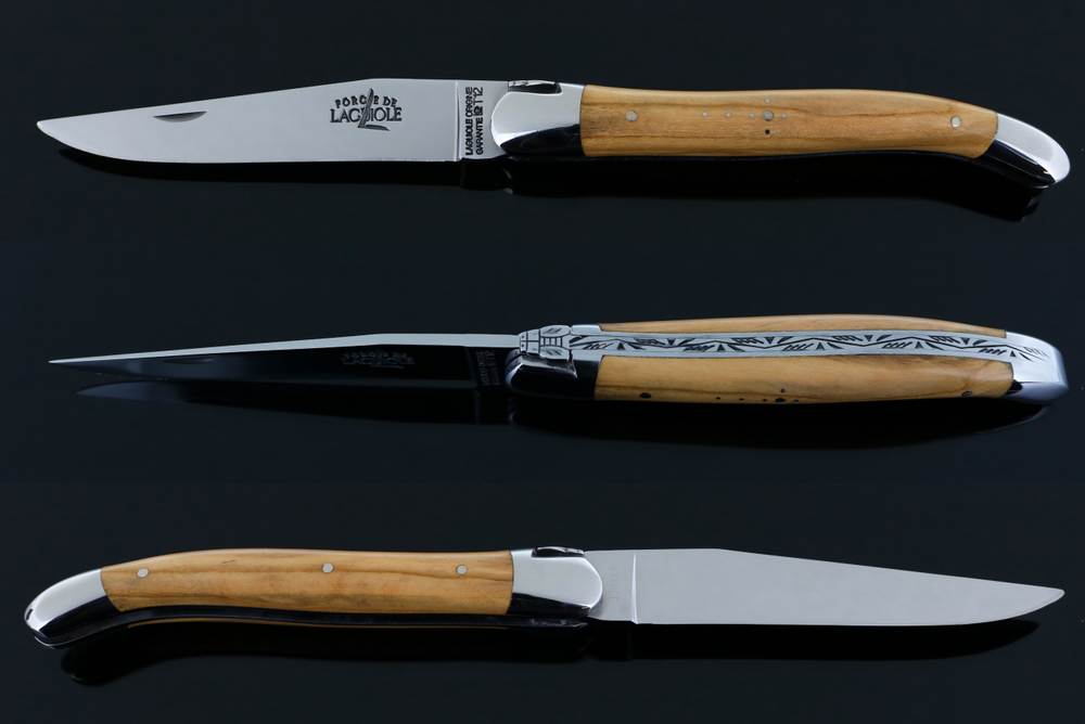 Нож складной 11см Forge de Laguiole 1211 Model рукоятка из оливы