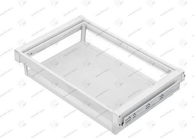 S-6704-W Корзина для белья в базу 900 мм, Starax, (860-890х475х150 мм), белая