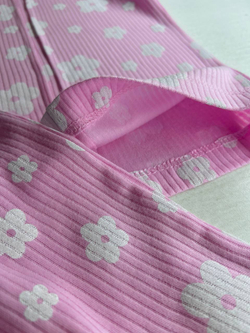 Розовый цветок - двойка для девочек 2 600 тг./шт. (оптом - цена за 5 размеров)