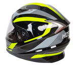 Шлем мото интеграл HIZER B562 №1 (XL) black/yellow