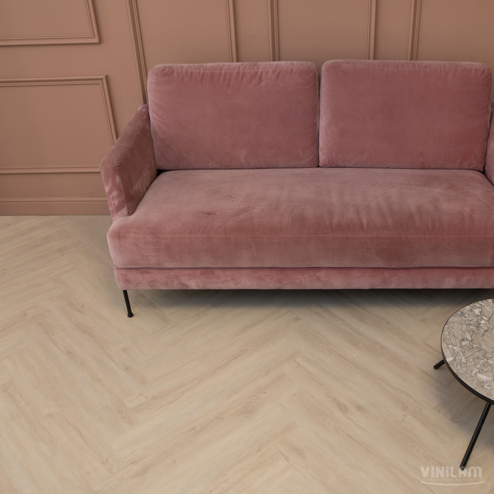 SPC ламинат елка VinilPol Herringbone 7 мм 9966 Паркет Руссо