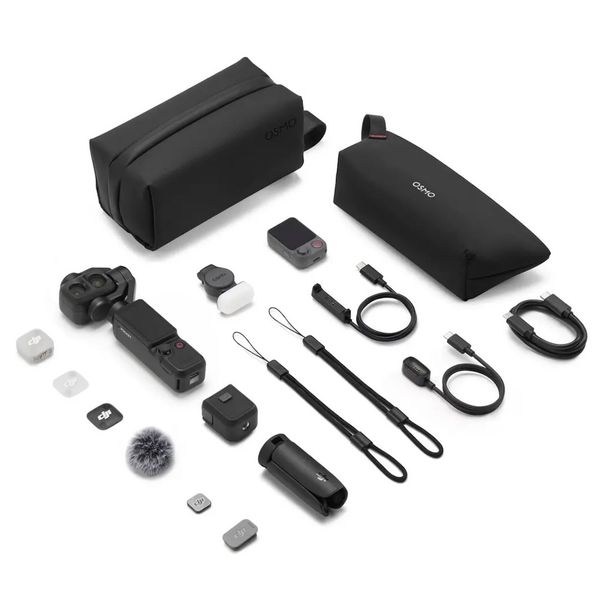 Экшн-камера DJI Osmo Pocket 4P Vlog Combo Темно-серый | Classic Black