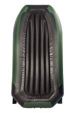 YACHTMAN-280 МНД НАДУВНОЕ ДНО (Яхтман) зеленый-черный (лодка ПВХ с усилением)