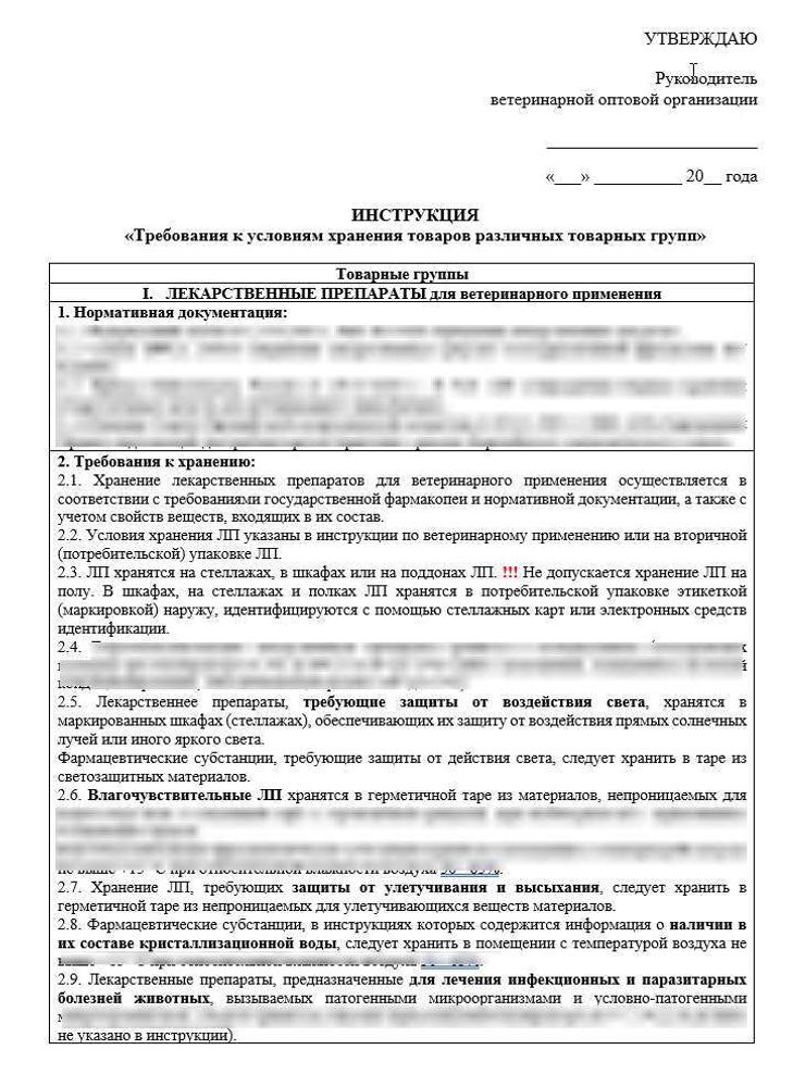 Комплект «Надлежащая дистрибьюторская практика ветеринарная»