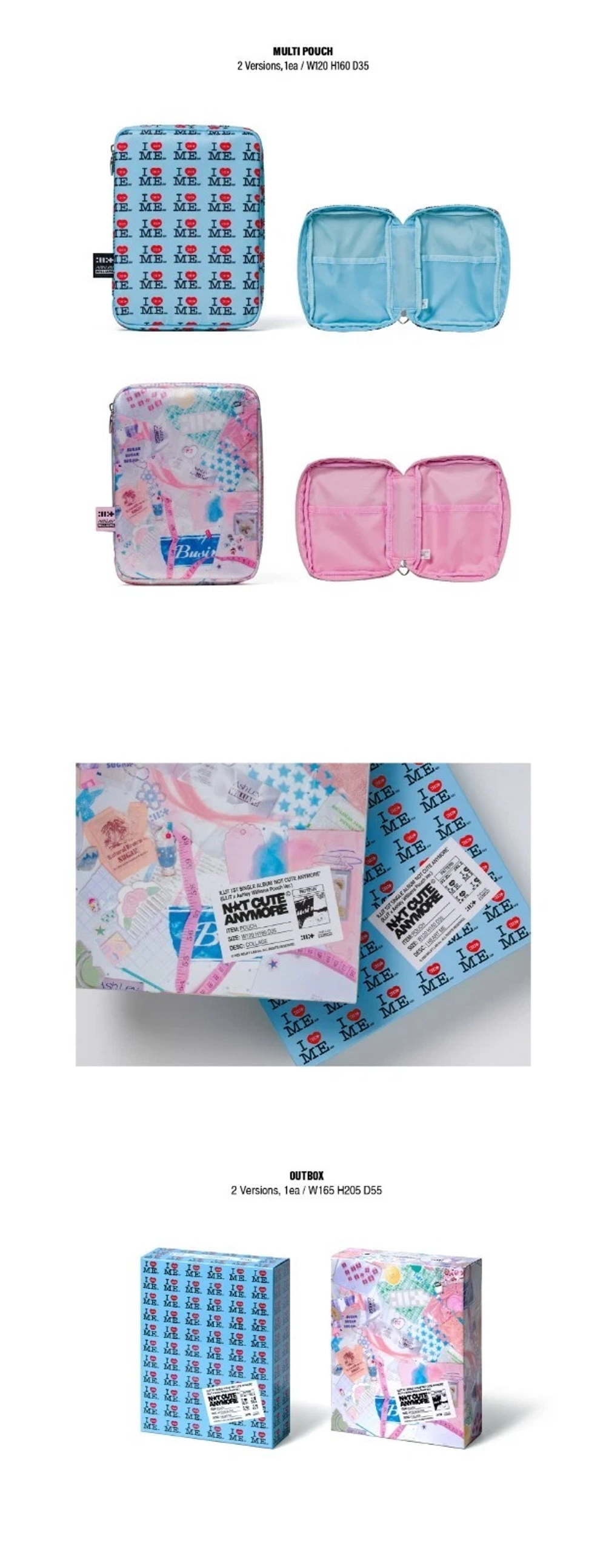 Альбом ILLIT - NOT CUTE ANYMORE [ILLIT x Ashley Williams Pouch ver.]