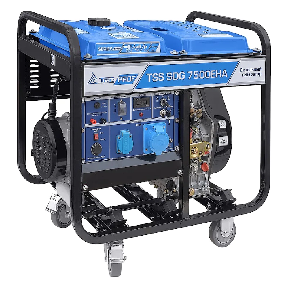 ТСС SDG 7500EHA дизельный генератор с блоком АВР ТСС С 9000D/230 100026/190033