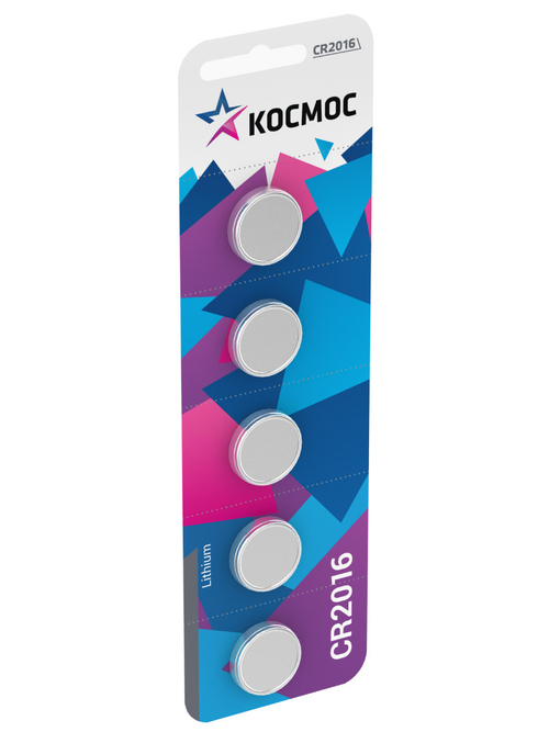 Батарейка литиевая, таблетка, блистер, CR2025, KOC20255BL(KOC-CR2025-5BL) 5шт.