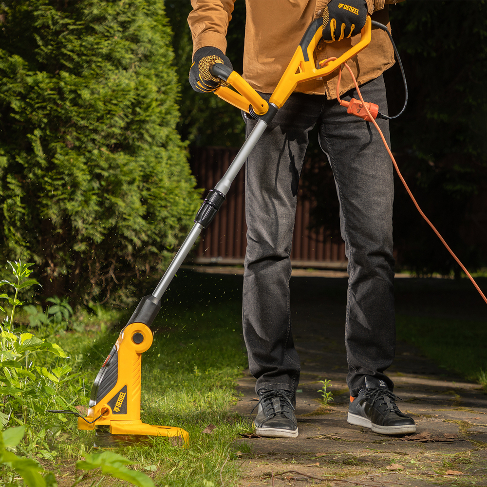 Триммер электрический TE-650, 650Вт,330мм,катушка автомат,телескоп.штанга,регул. углы накл. Denzel