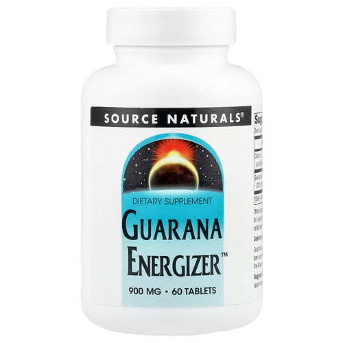 Source Naturals, Guarana Energizer™, 60 таблеток