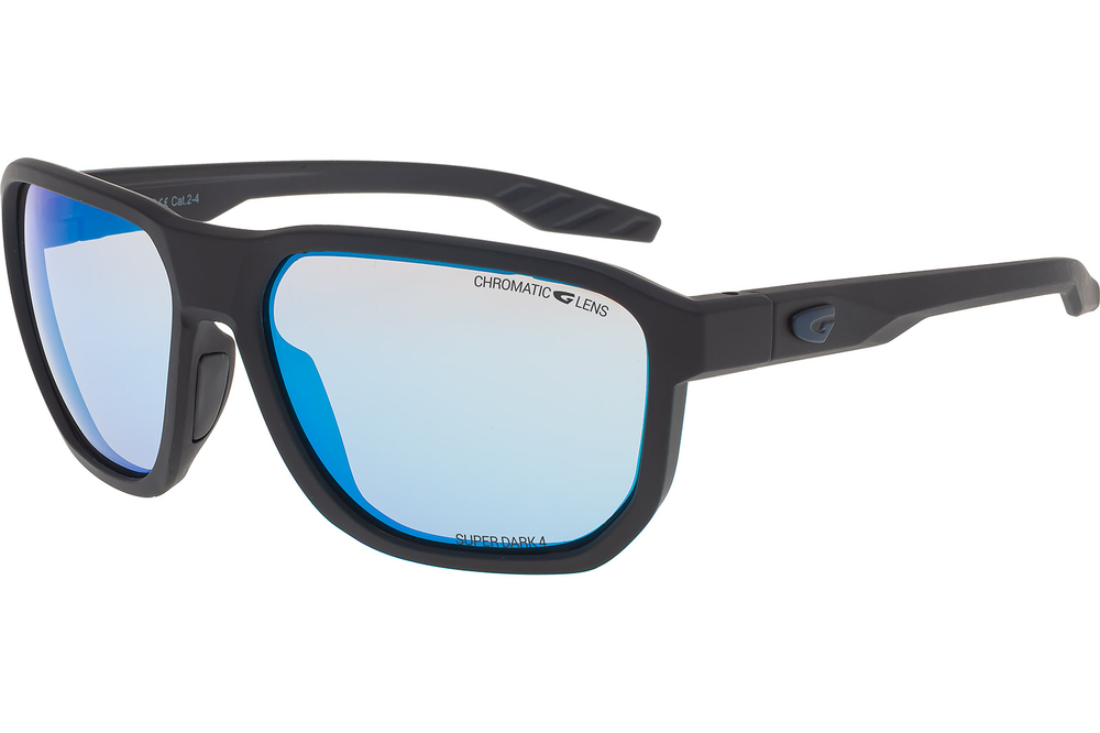 Спортивные очки GOG Pamir / Matt Metallic Black/Black / Photochromic Reflex White-Blue