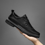 NSANG Work Boots Men"s Low top Black/Brown