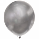 Воздушные шары «Металлик» 10шт 12»/30см серый