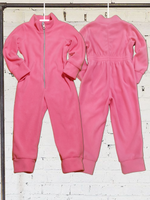 1141 Комбинезон детский флис коралл (60-116)