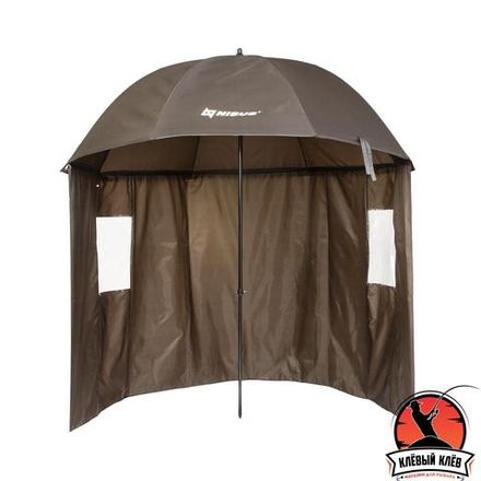Зонт с тентом d 2,4м с наклоном полузакрытый (19/22/210D) (N-240-TP) NISUS