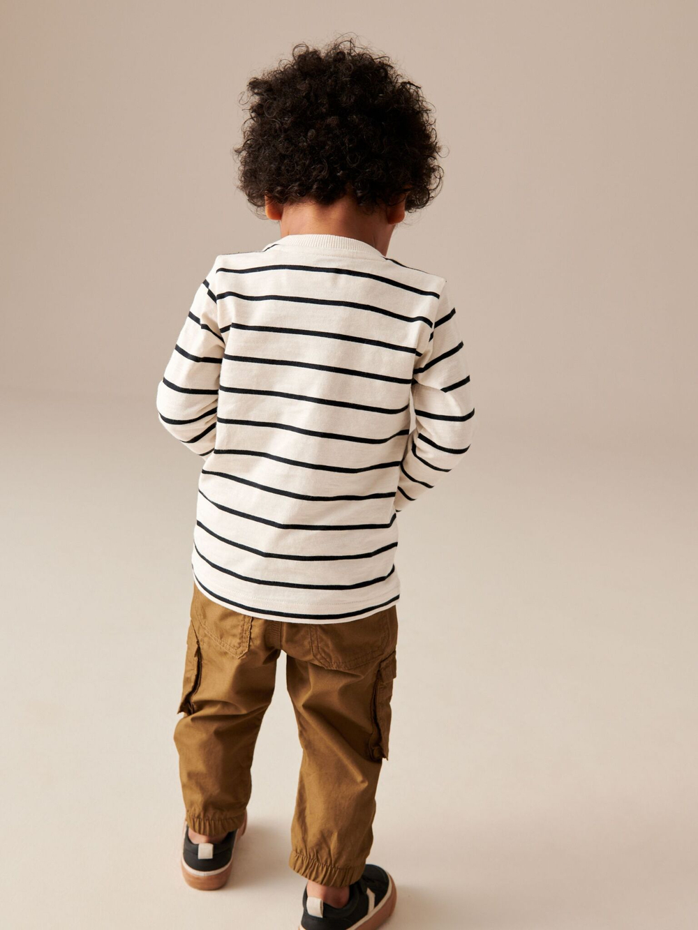 Лонгслив для мальчика Next 631-744, Молочный