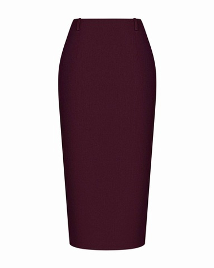 Юбка миди прямая из вискозы