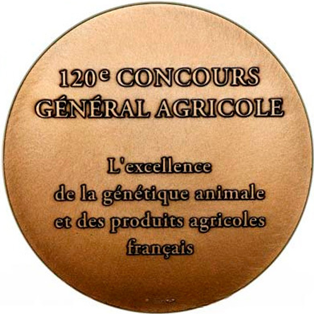 France, Fifth Republic, Concours Général Agricole Bronze Medal, 2011