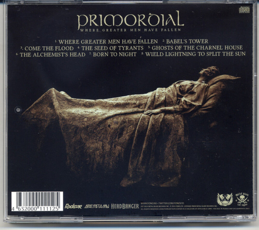 Primordial / Where Greater Men Have Fallen (RU)(CD)