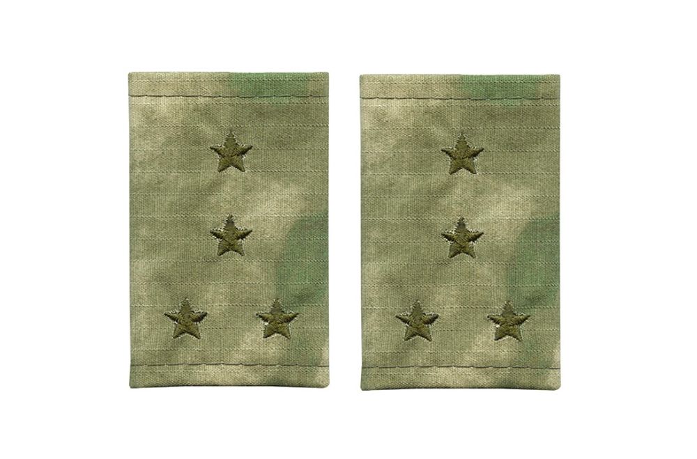 Фальшпогоны Росгвардия атака с вышитыми звездами капитан