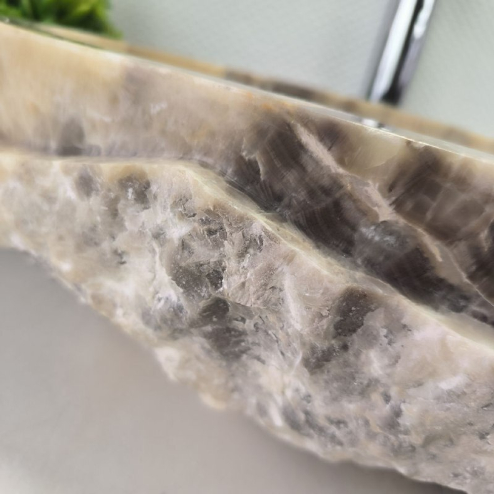 Раковина из оникса Oval Marmo Wave OO-62164 59*38*15 0103