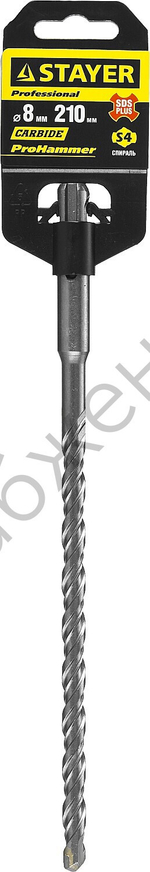 STAYER Бур SDS-plus 8 x 210 мм, Professional