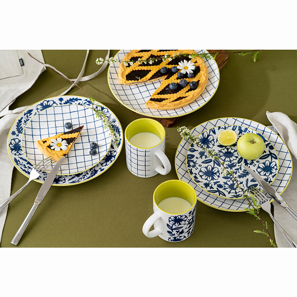 Набор тарелок bright traditions, D21,5 см, 2 шт.