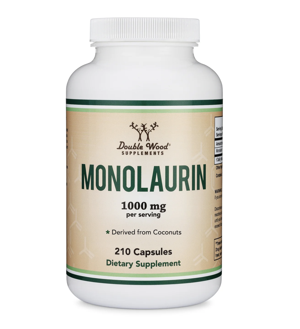 Double Wood Supplements - Monolaurin - 210 x 500 mg capsules
