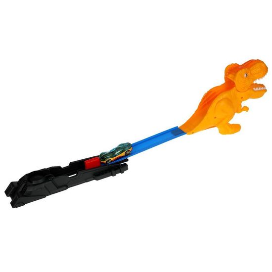 Автотрек с катапультой, динозавр, кор.30*20*9,5см ТЕХНОДРАЙВ