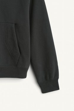 ZARA ТОЛСТОВКА С КАПЮШОНОМ, ЧЕРНЫЙ