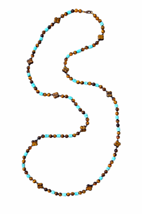 бусы из тигрового глаза а-1200