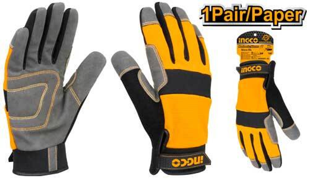 Перчатки механика XL INGCO HGMG01-XL INDUSTRIAL