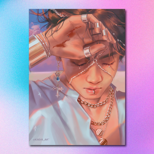 Арт принт / kadis_art / BTS / Чонгук #1