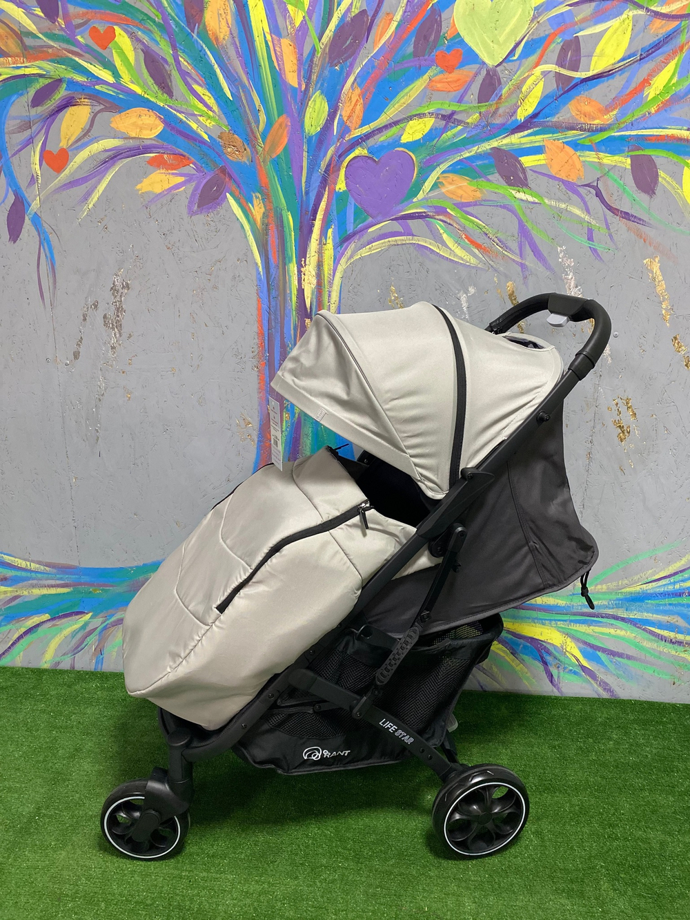 Коляска детская RANT "LIFE STAR" RA102 Soft Grey