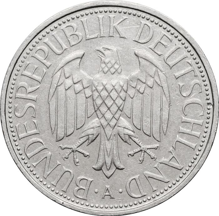 1 марка 1992 Германия (ФРГ)
