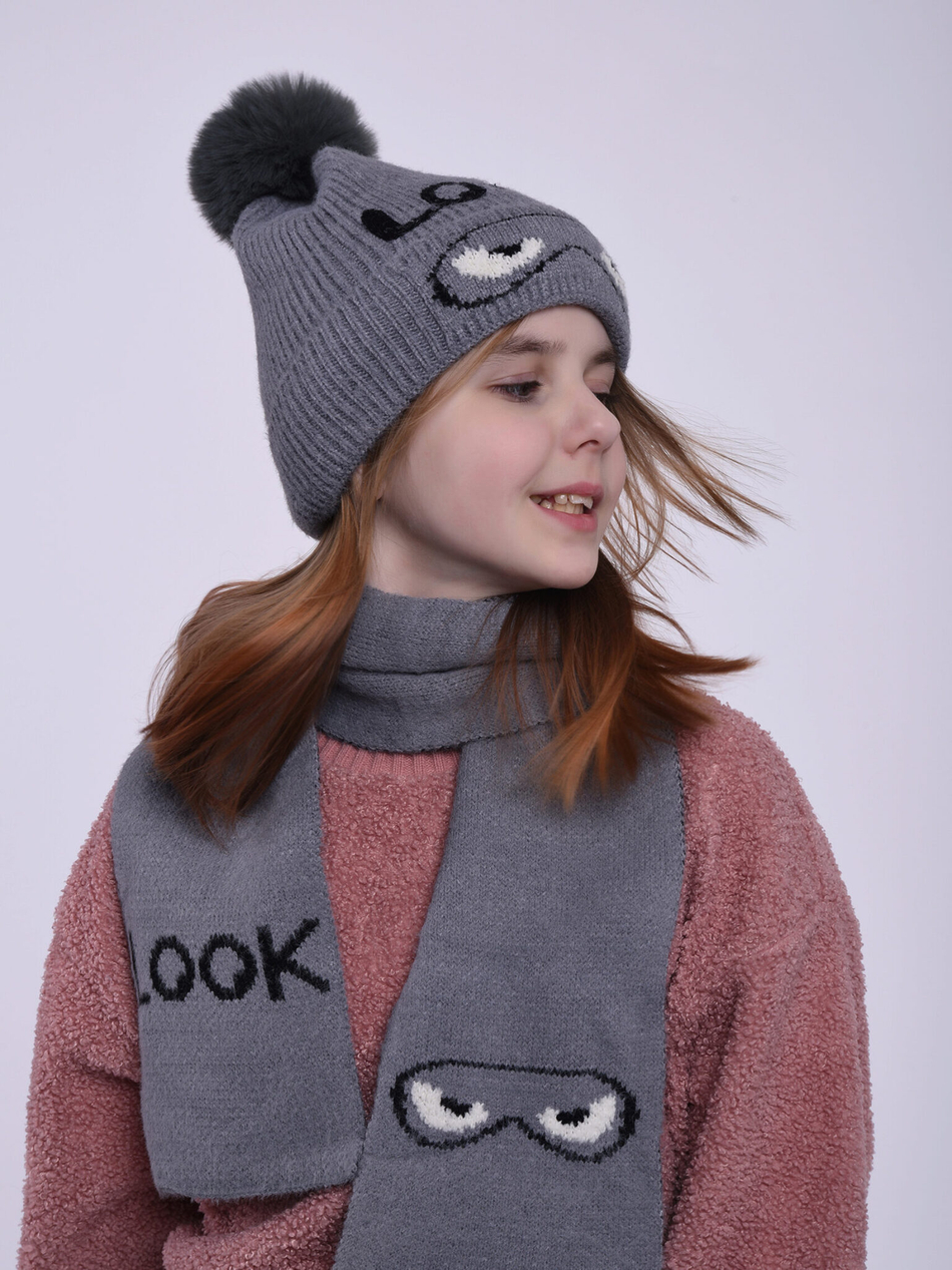 Комплект детский (Шапка+Шарф)