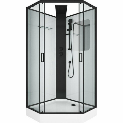 Душевая кабина Grossman Elegans GR250D (100х100х217) дверь раздвижная,5 мест