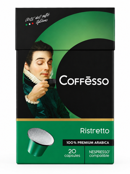 Кофе в капсулах Nespresso Coffesso Ristretto 20 шт