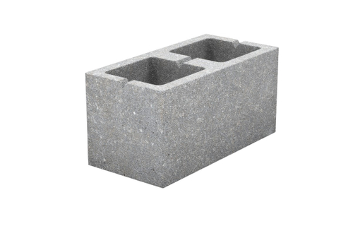 Блок пескоцементный стеновой 390х190х188 с закрытым дном
