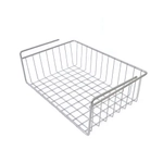 Корзина сетчатая навесная 400*260*110 мм, на полку 16 мм, оцинк