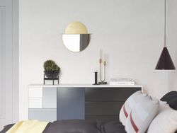 Кашпо для цветов Laly, 20 см, черное