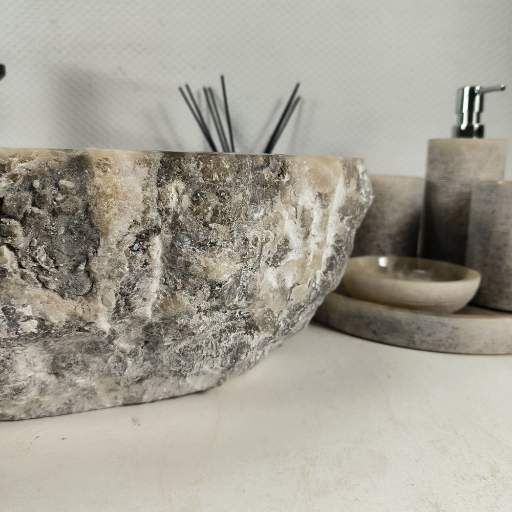Раковина из оникса Erozy Grey EO-64512 51*41*15 0156