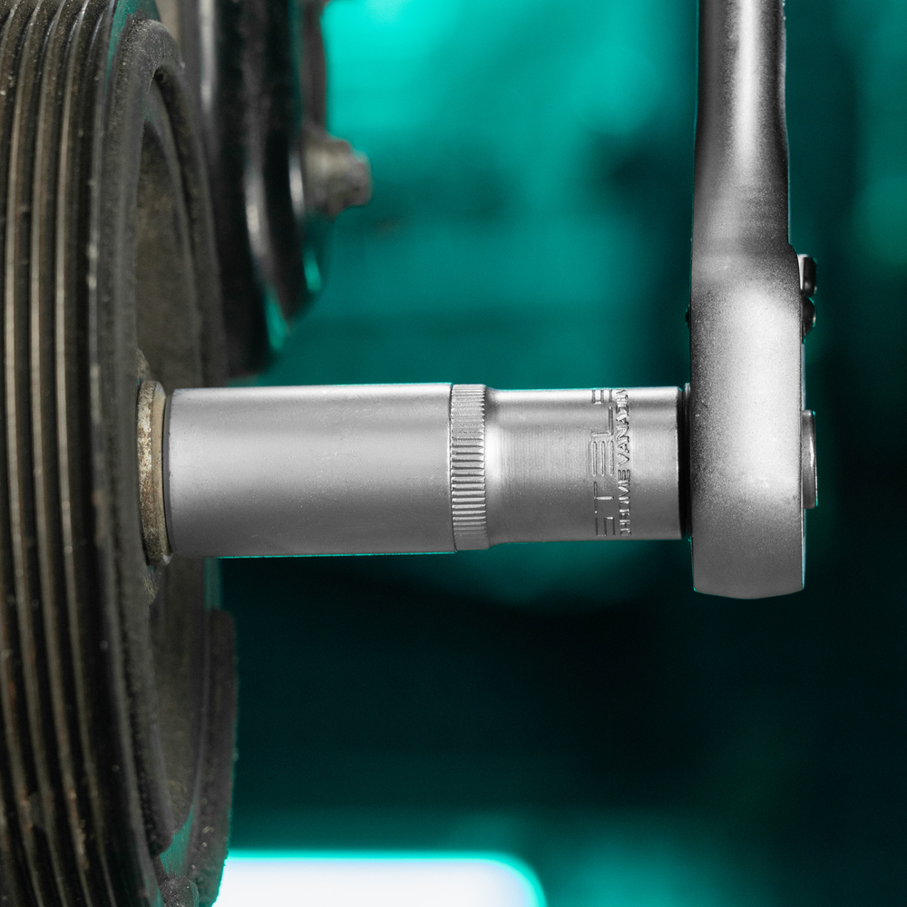 Головка торцевая удлиненная, 19 мм, шестигранная, CrV, под квадрат 1/2 Stels 13850